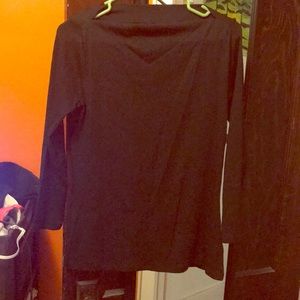 Black 3/4 sleeve top